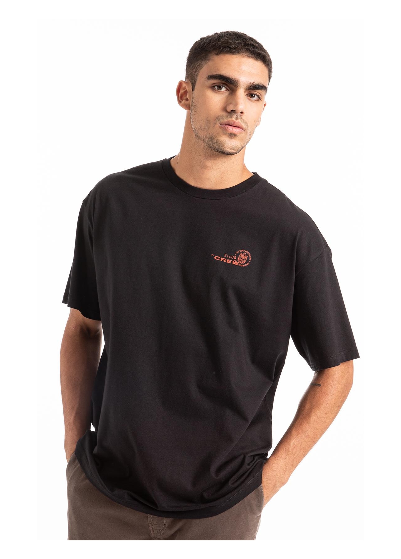 T-Shirt Ellus Crew Over Preto