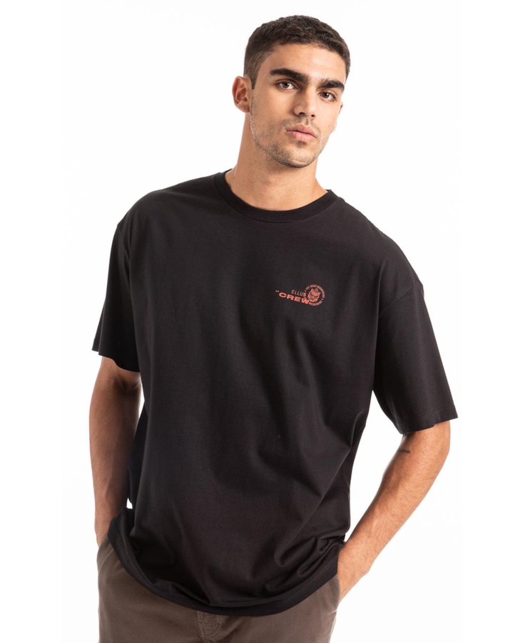 T-Shirt Ellus Crew Over Preto