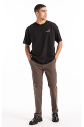 T-Shirt Ellus Crew Over Preto