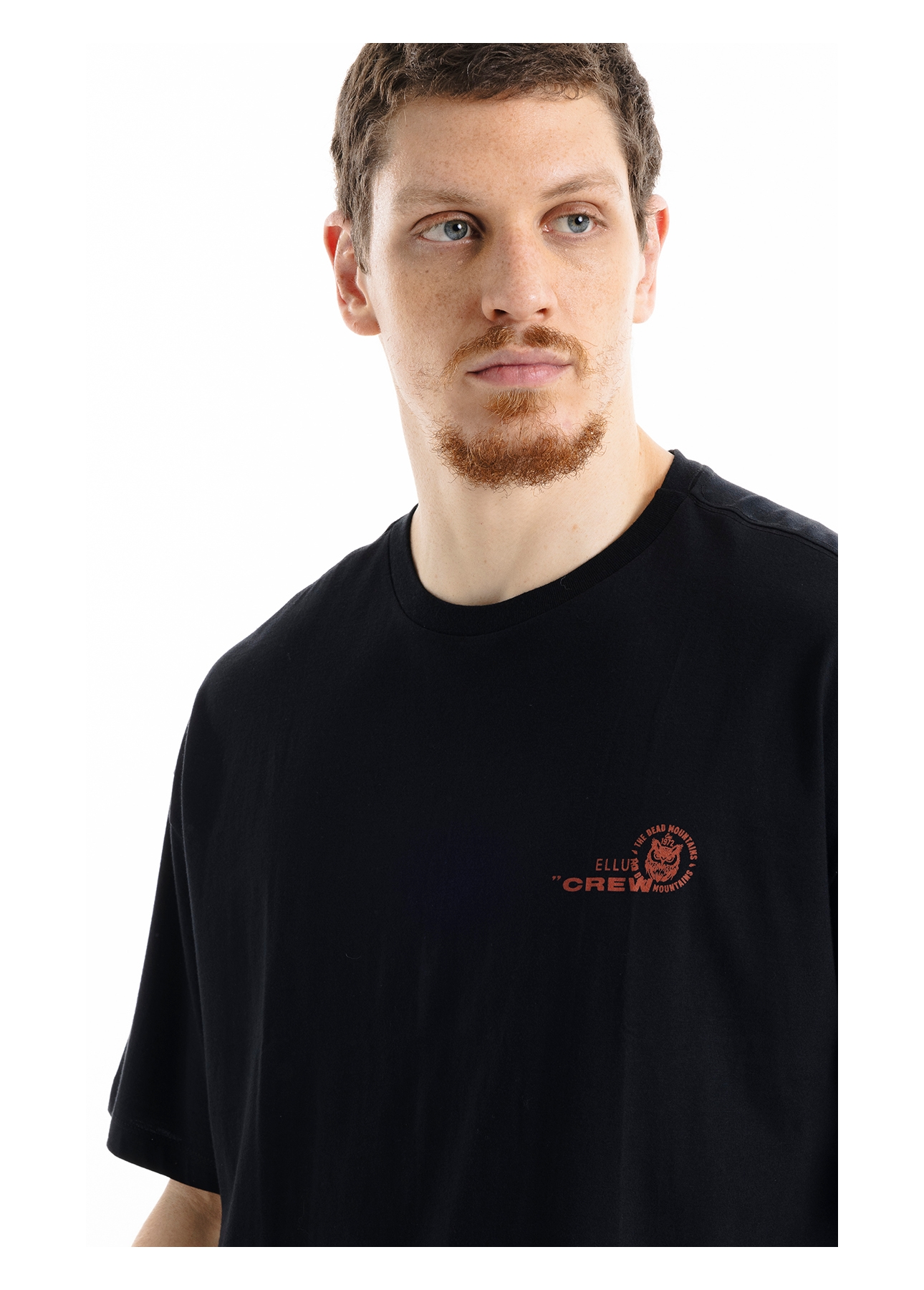 T-Shirt Ellus Crew Over Preto