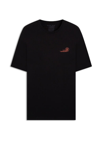 T-Shirt Ellus Crew Over Preto