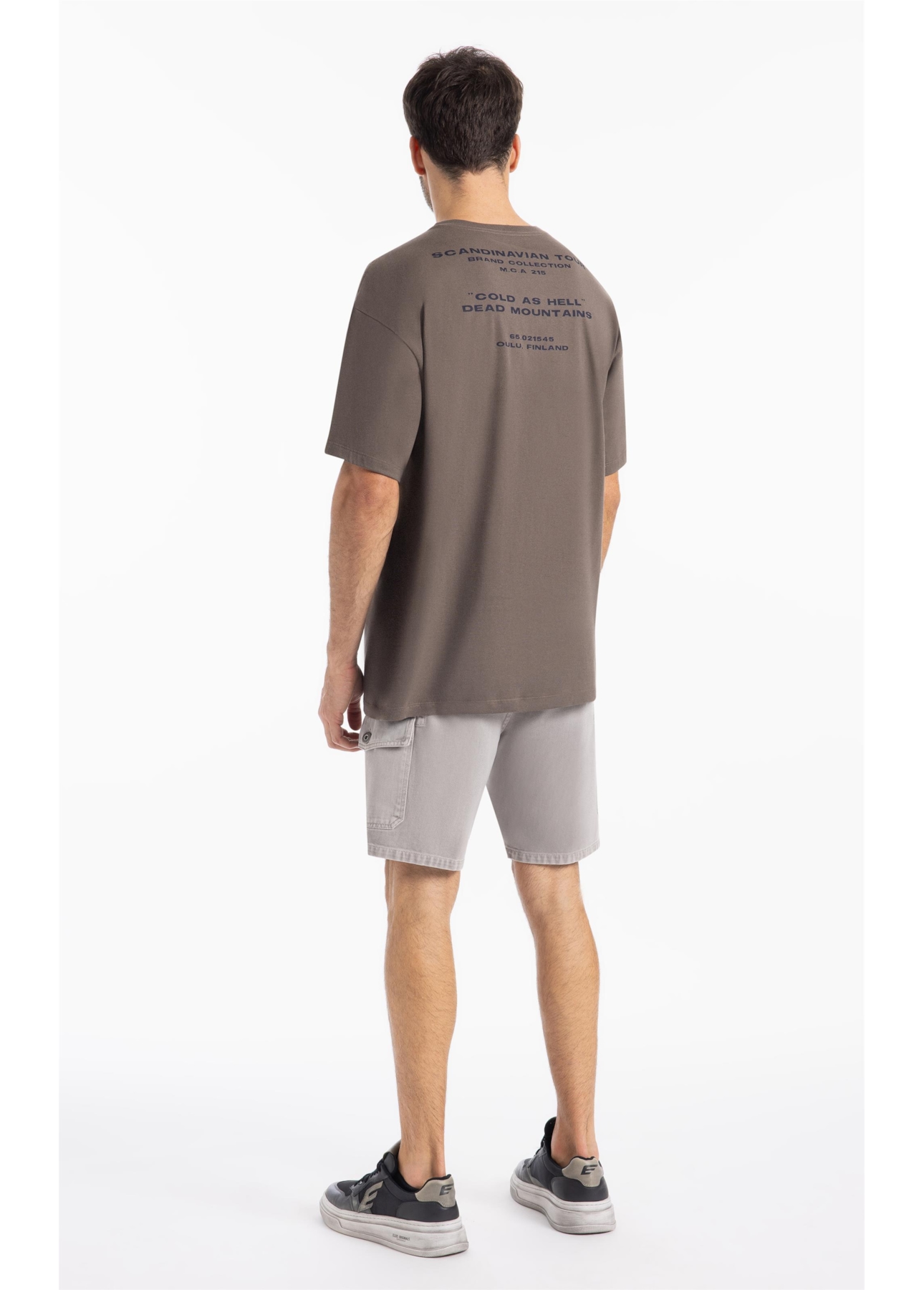 T-Shirt Ellus Crew Over Tabaco