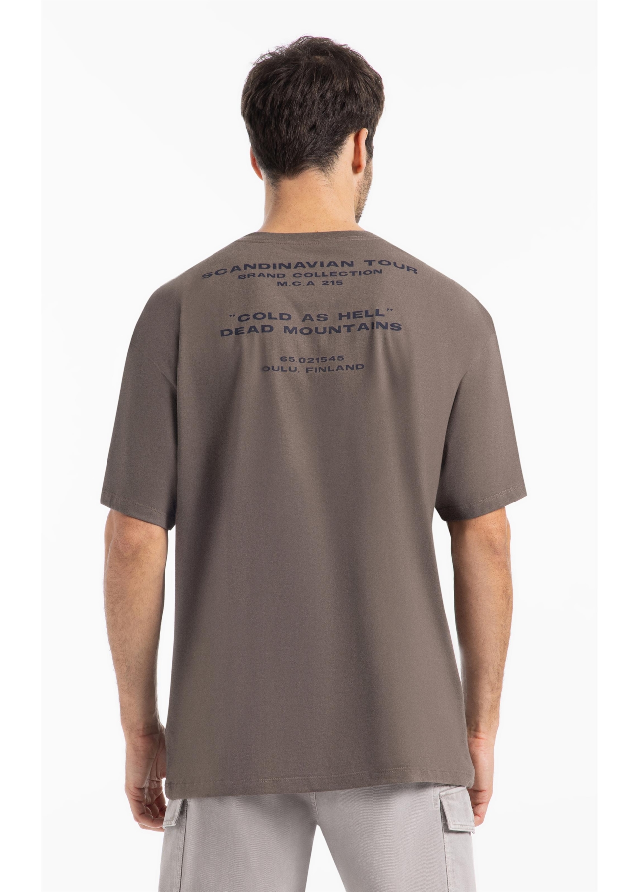 T-Shirt Ellus Crew Over Tabaco