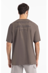 T-Shirt Ellus Crew Over Tabaco