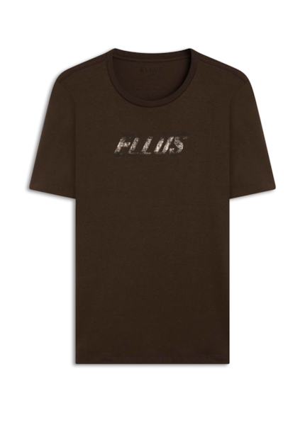 T-Shirt Ellus Dots Classic Marrom