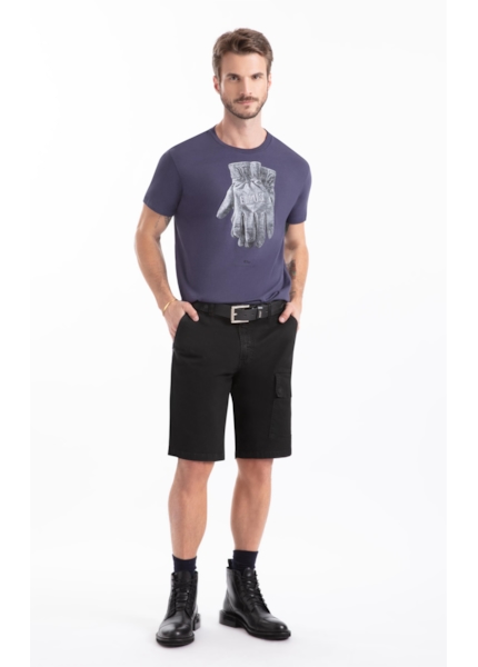 T-Shirt Ellus Gloves Classic Purple Blue
