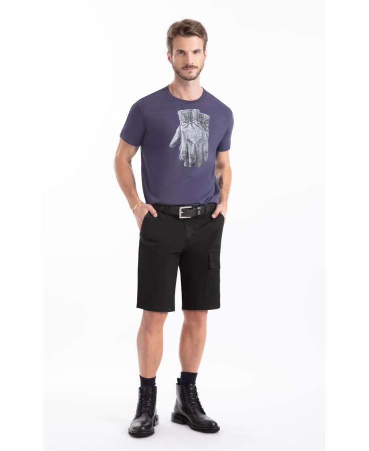 T-Shirt Ellus Gloves Classic Purple Blue