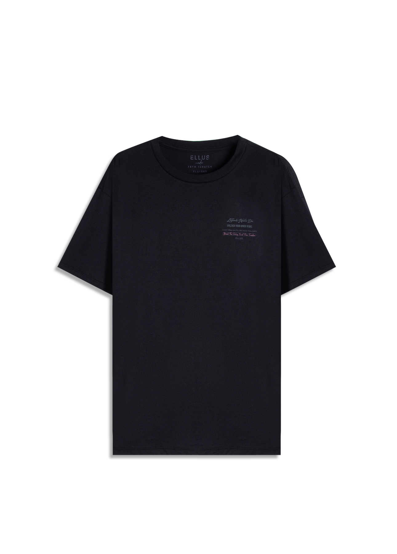 T-Shirt Ellus Legends Over Preto