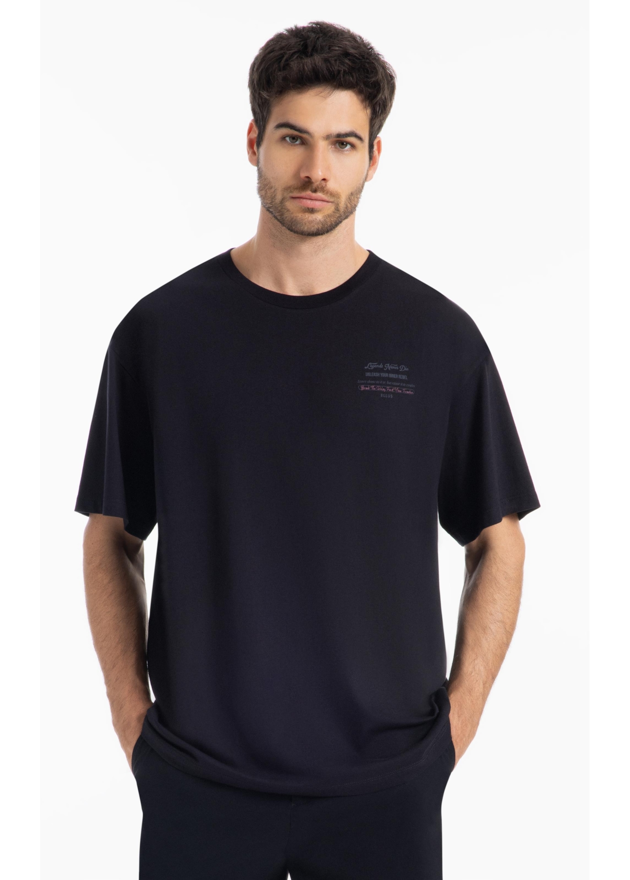 T-Shirt Ellus Legends Over Preto
