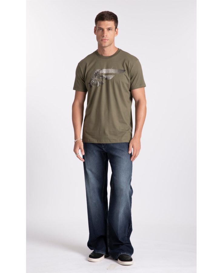 T-Shirt Ellus Moto Pistache
