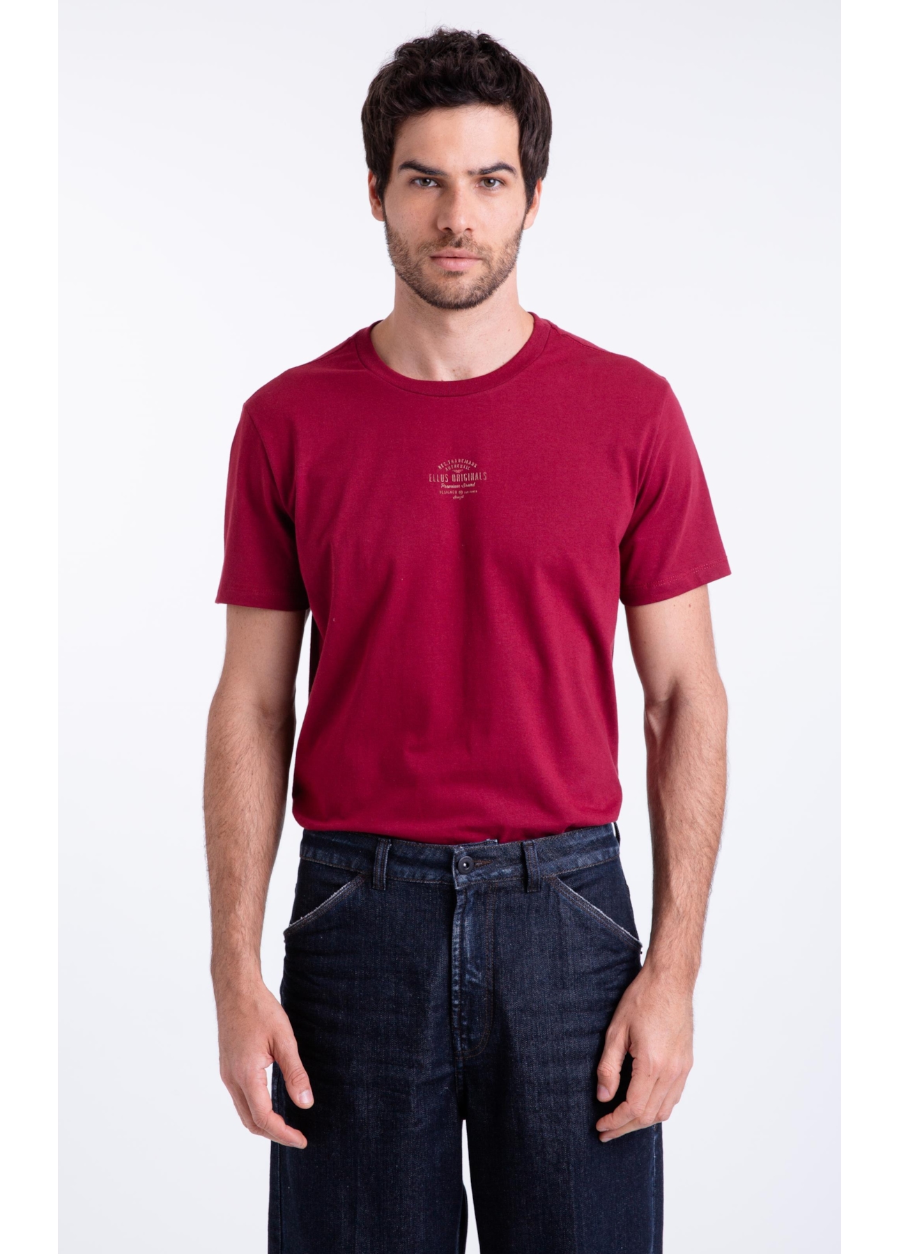 T-Shirt  Ellus Premium Mark Bordeaux