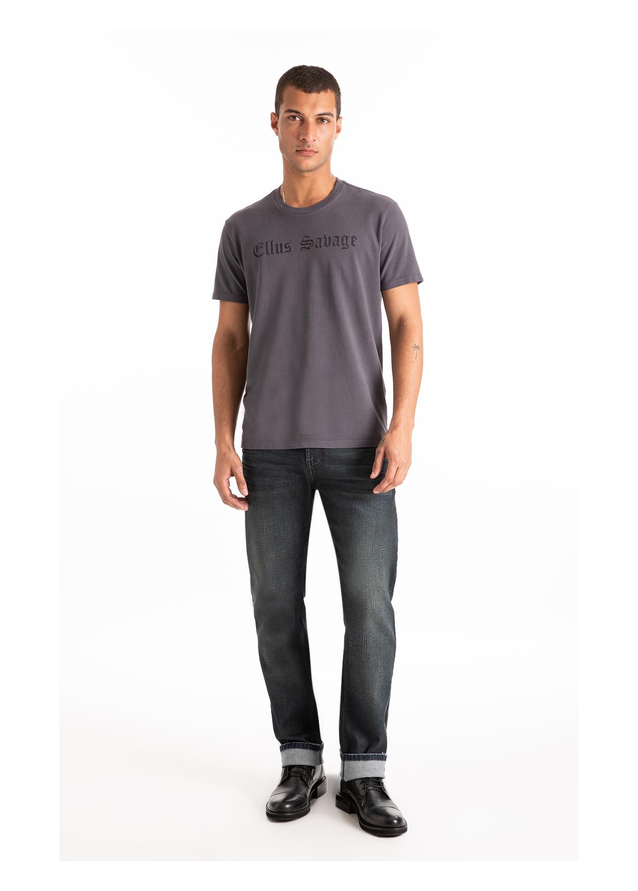 T-Shirt Ellus Savage Cinza Medio