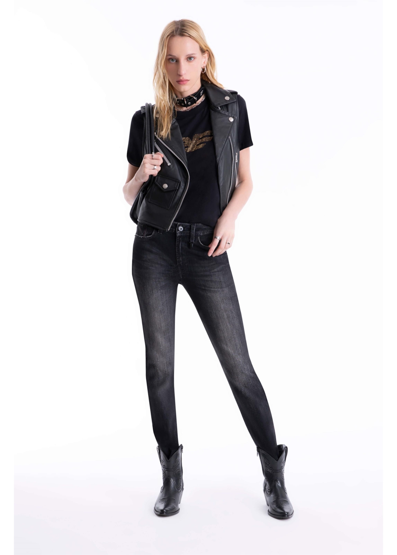 T-Shirt Ellus Shine Classic Preto
