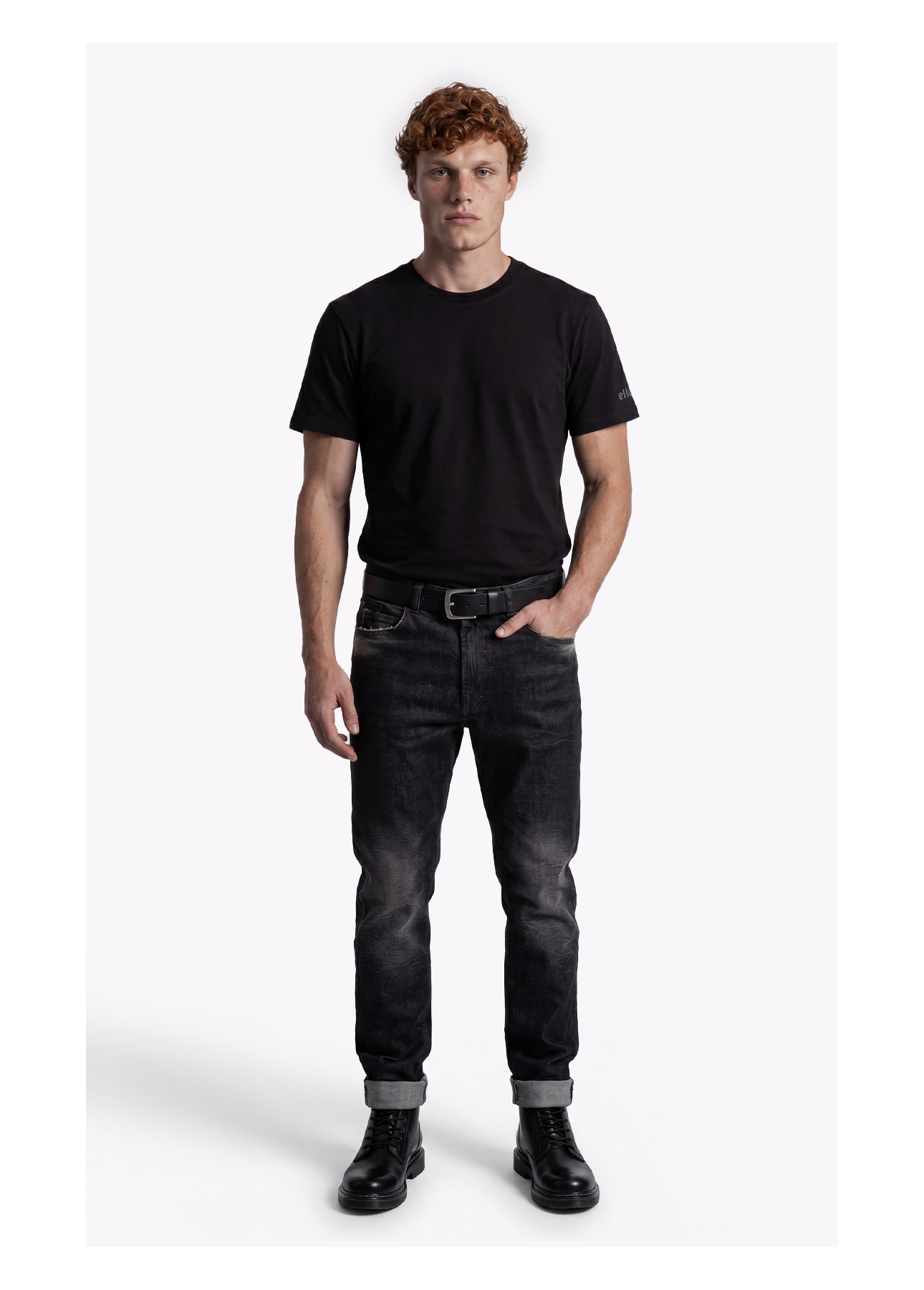 T-Shirt Ellus Sleeve Classic Preto