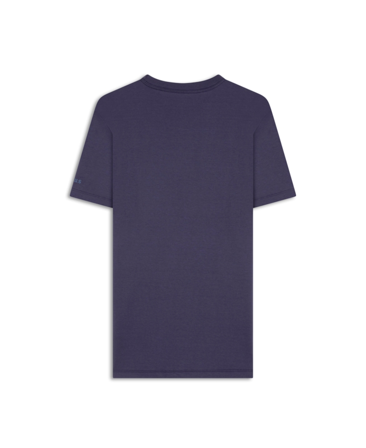 T-Shirt Ellus Sleeve Purple Blue