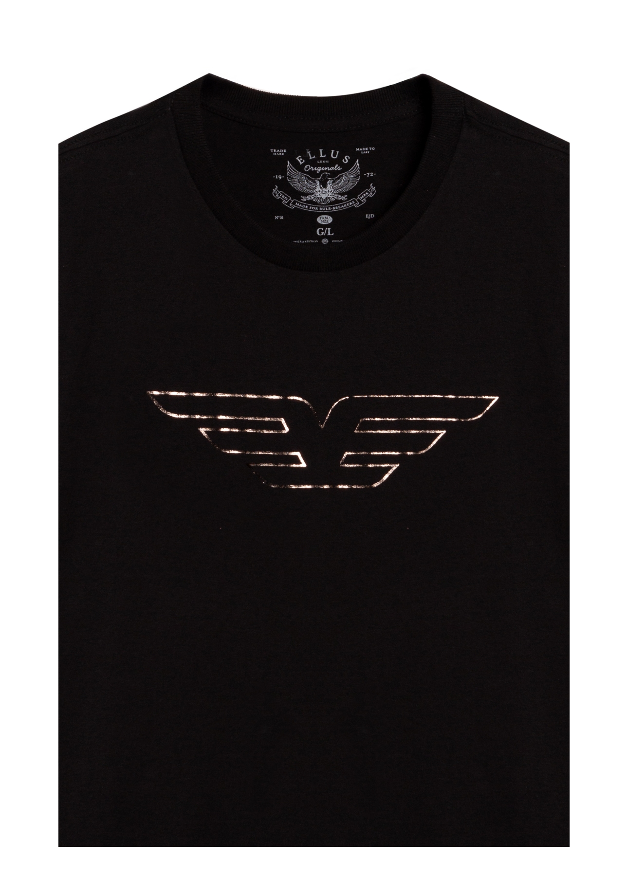 T-Shirt Espelhado Preto