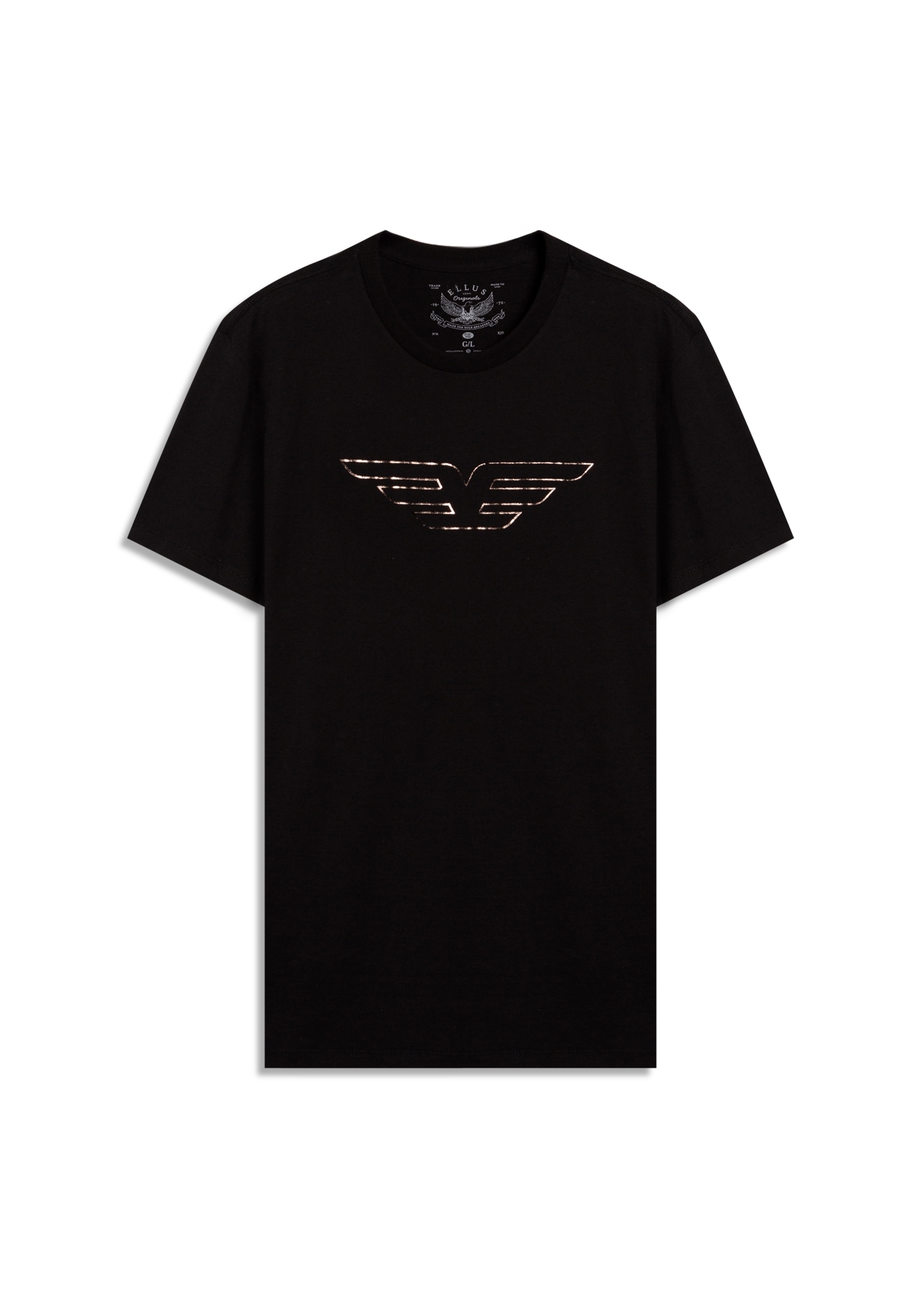 T-Shirt Espelhado Preto