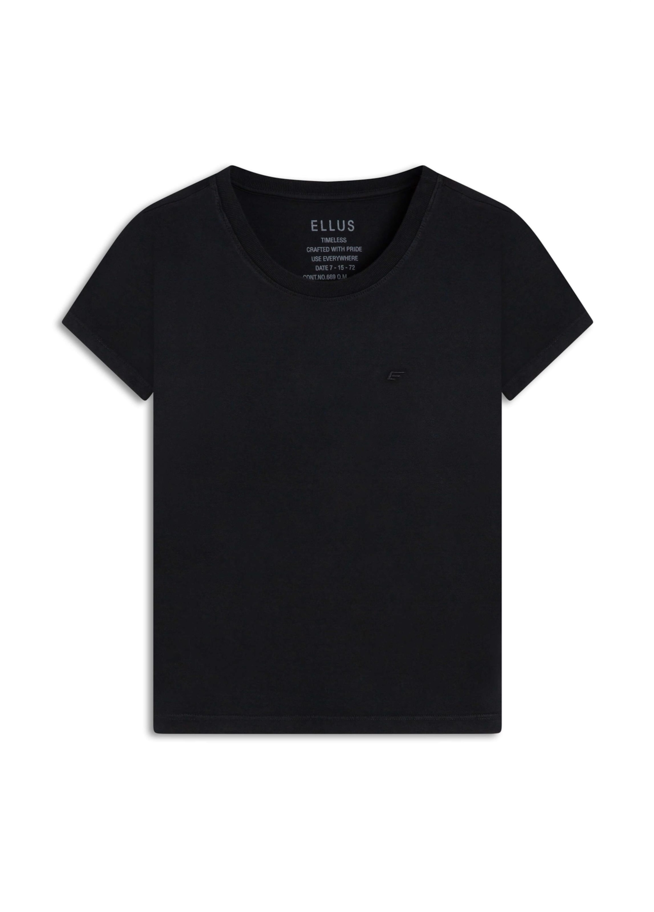 T-Shirt Fine e Asa Slim Preto