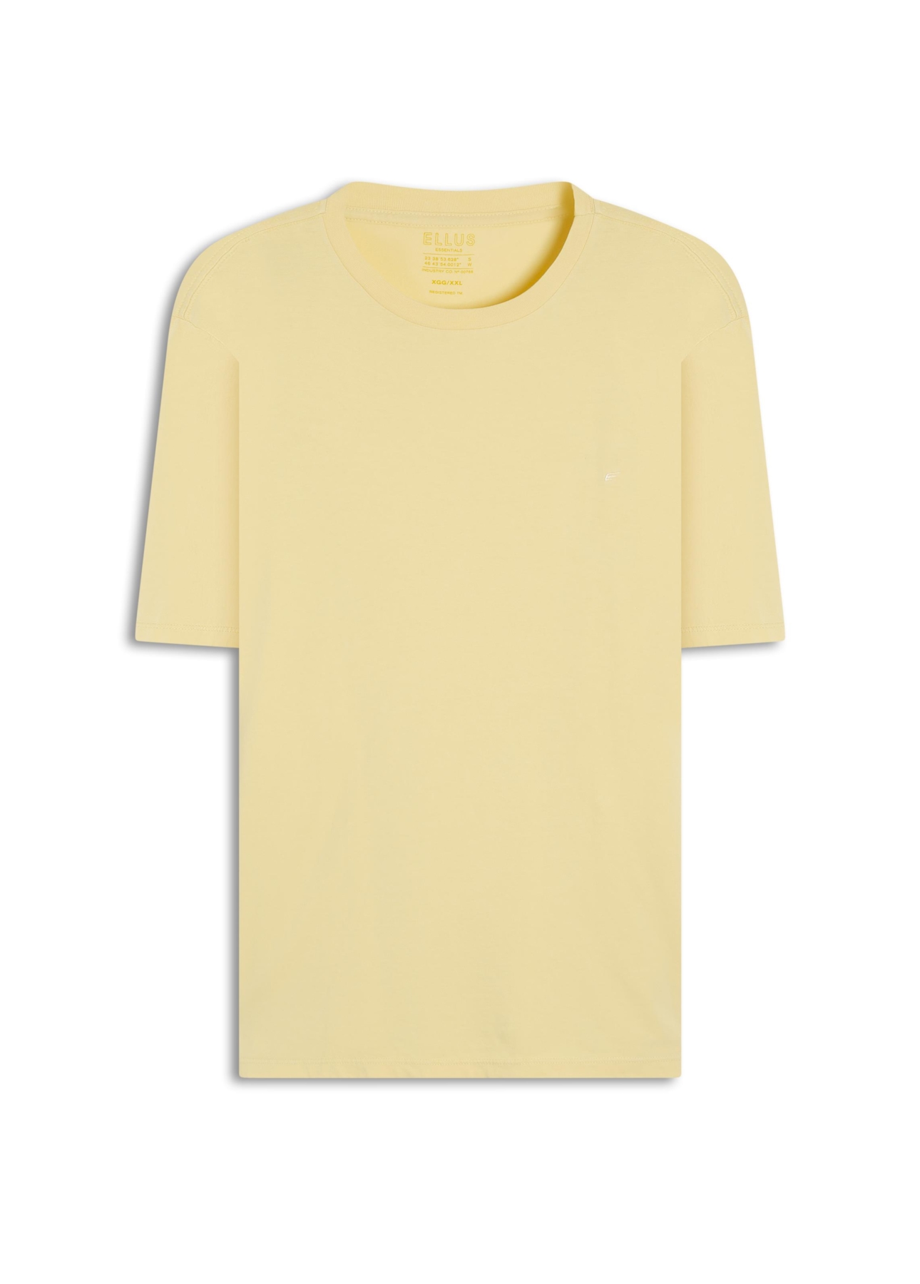 T-Shirt Fine Easa Classic Amarelo Claro