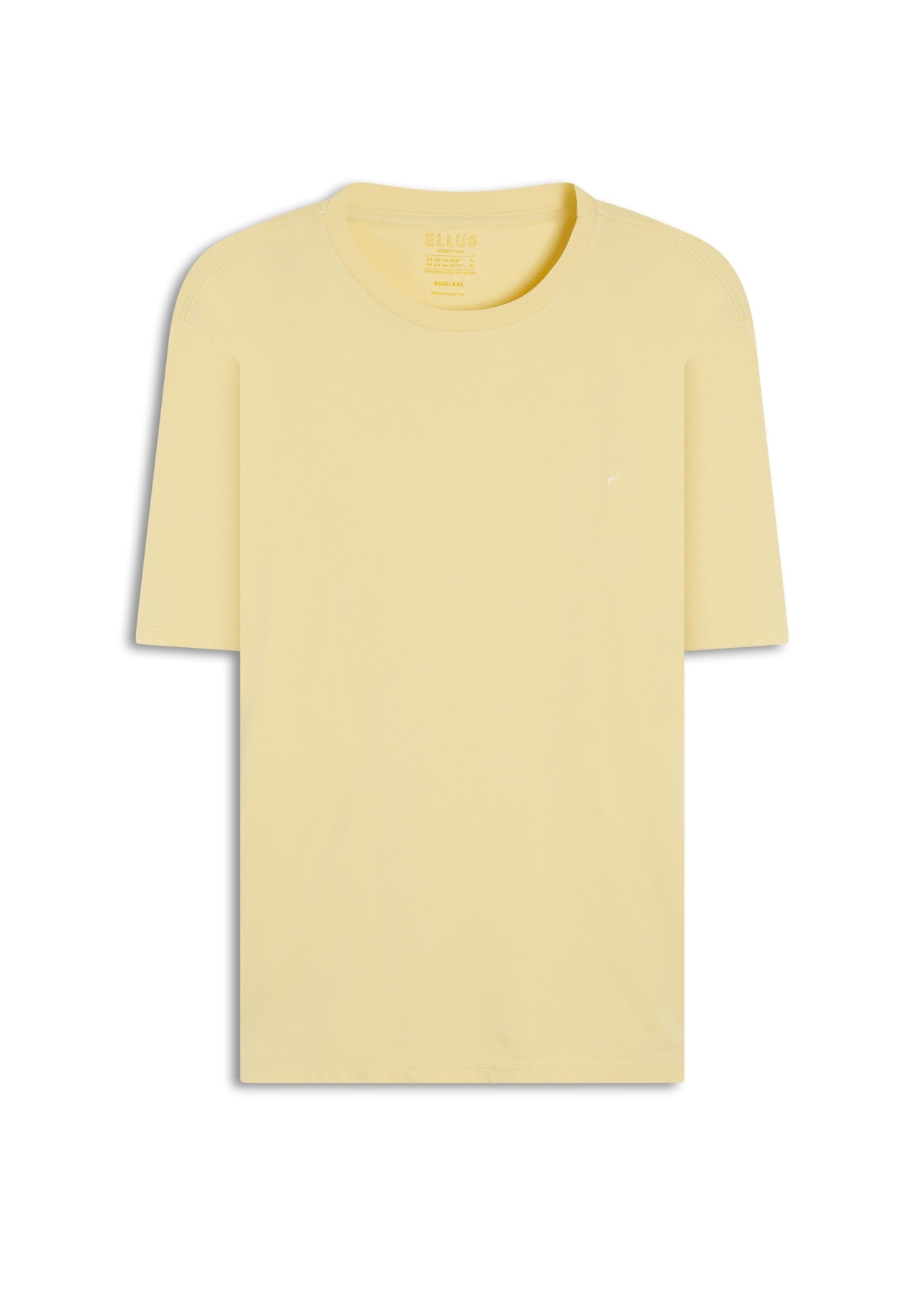 T-Shirt Fine Easa Classic Amarelo Claro