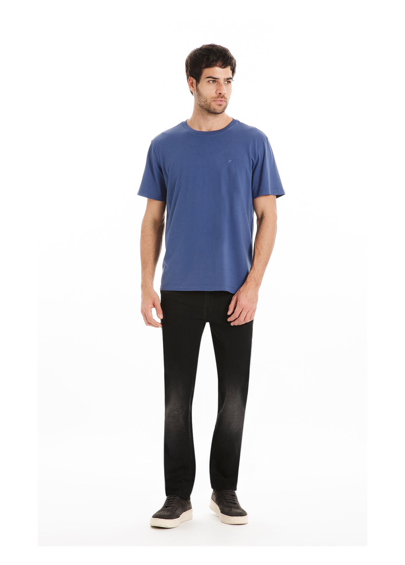 T-Shirt Fine Easa Classic Azul Jeans