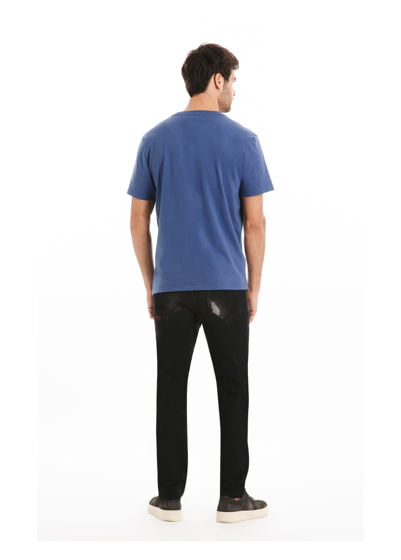 T-Shirt Fine Easa Classic Azul Jeans