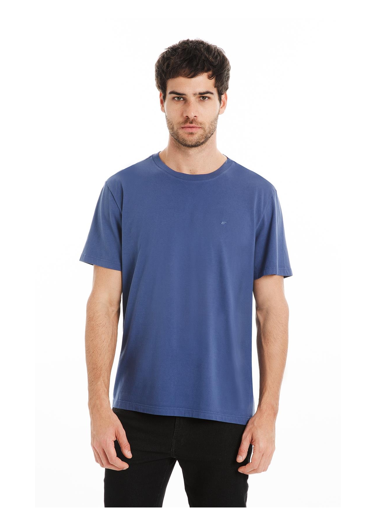 T-Shirt Fine Easa Classic Azul Jeans