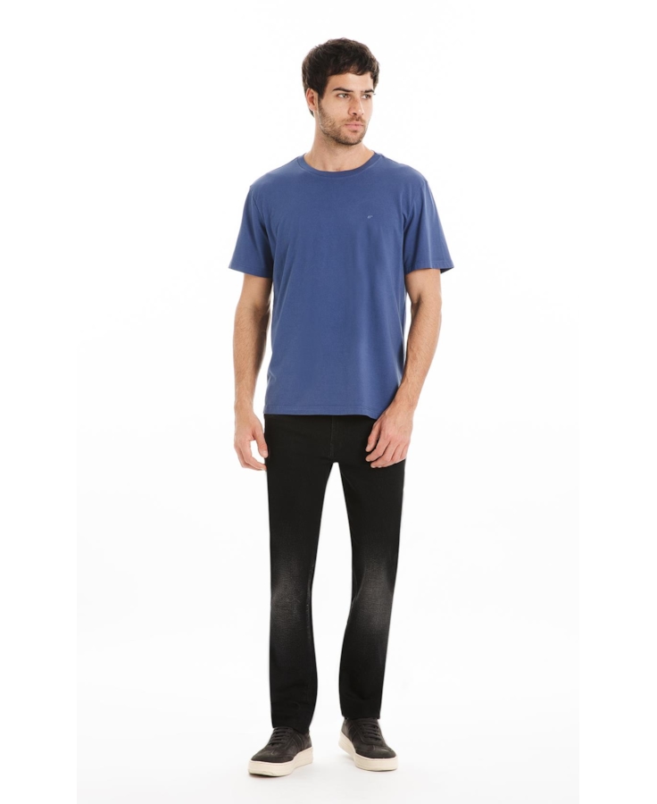 T-Shirt Fine Easa Classic Azul Jeans