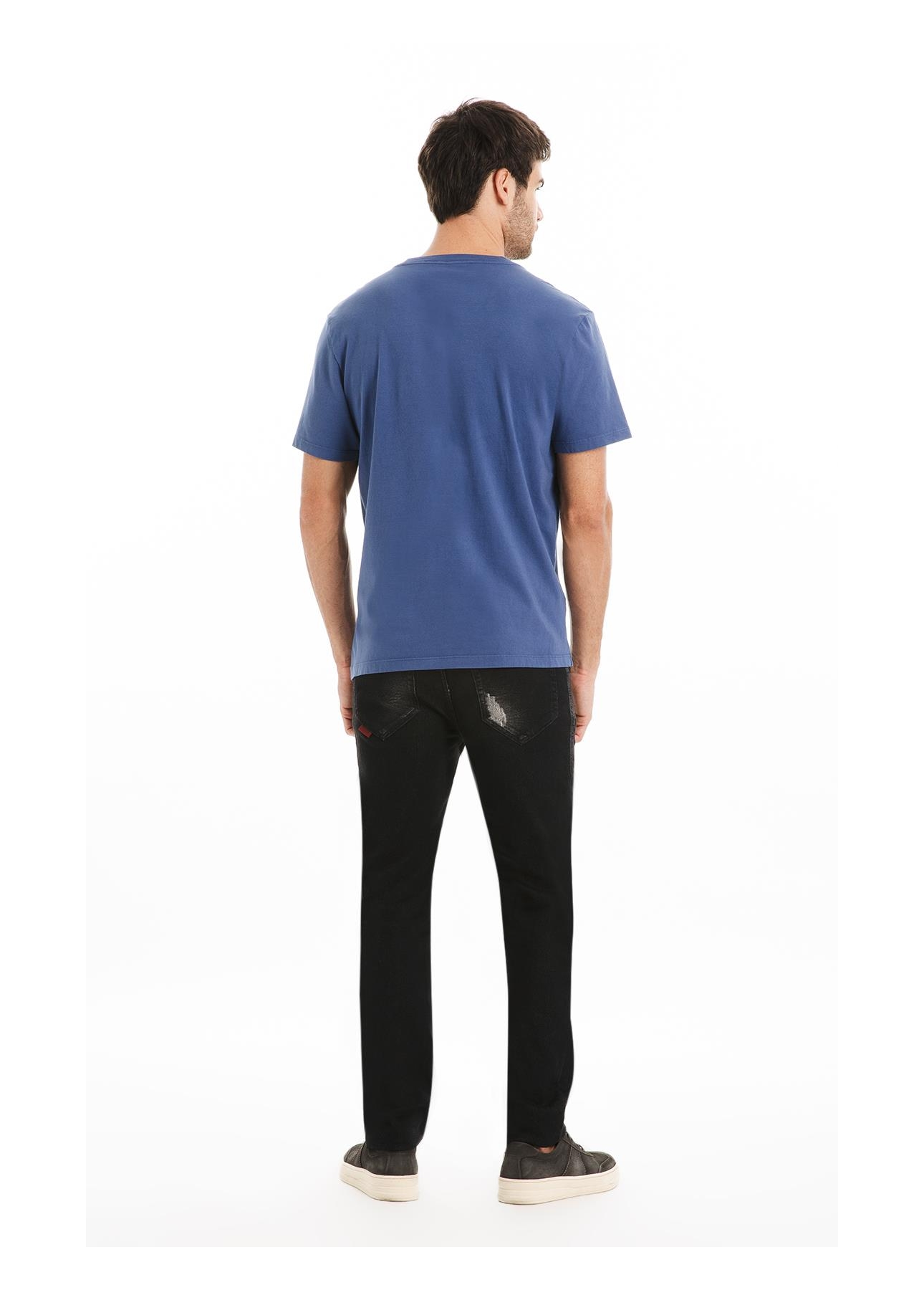 T-Shirt Fine Easa Classic Azul Jeans