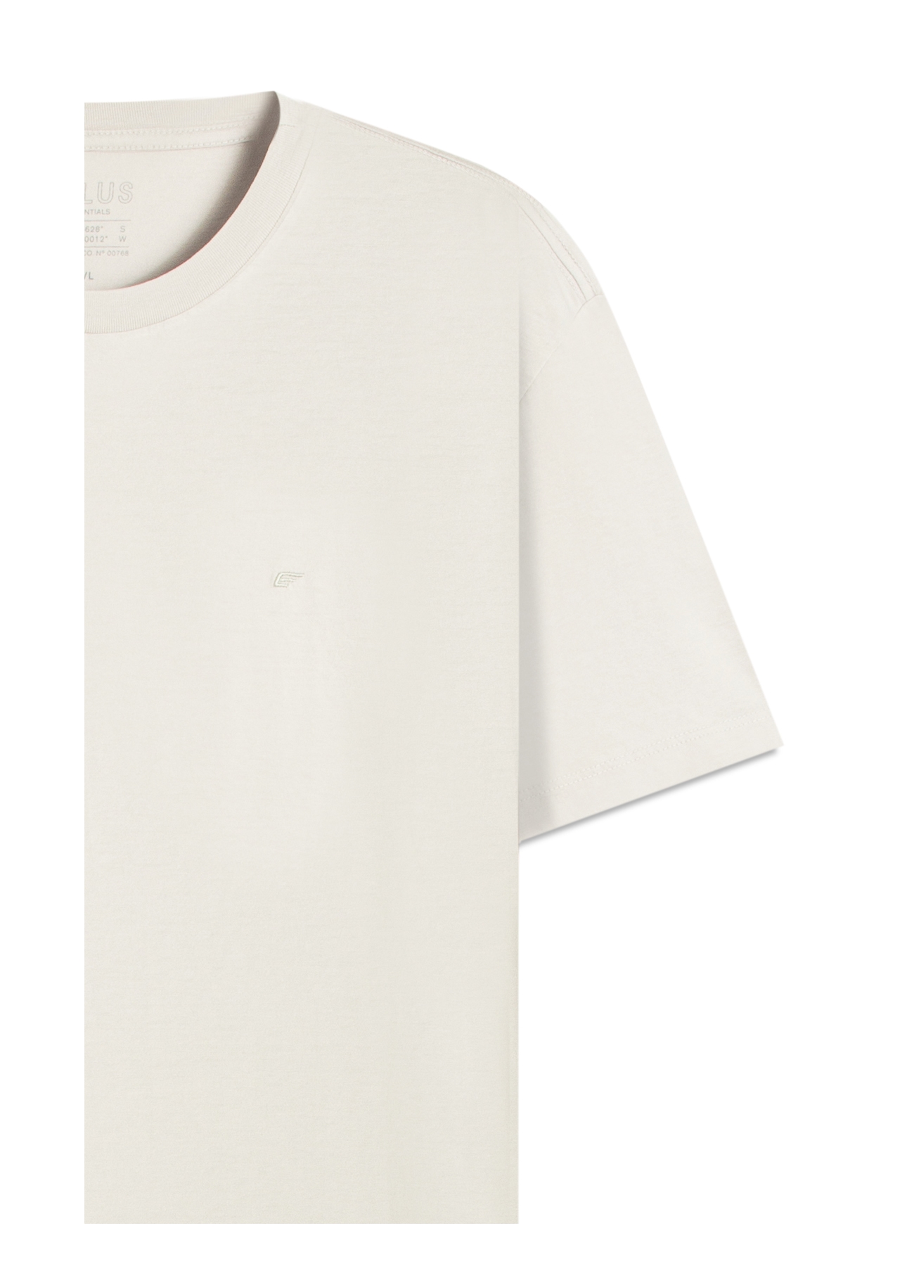 T-Shirt Fine Easa Classic Azul Seco