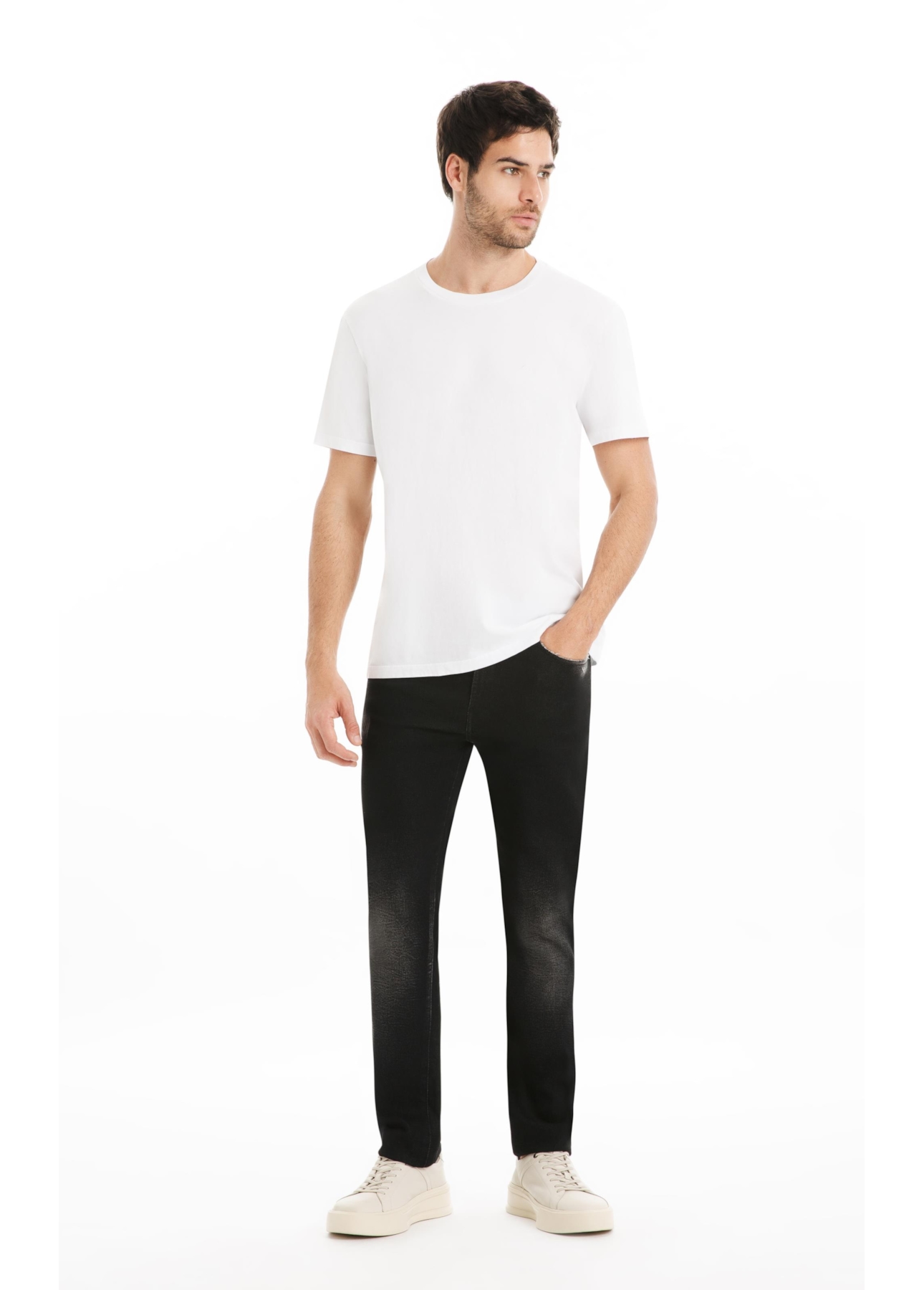 T-Shirt Fine Easa Classic Branco