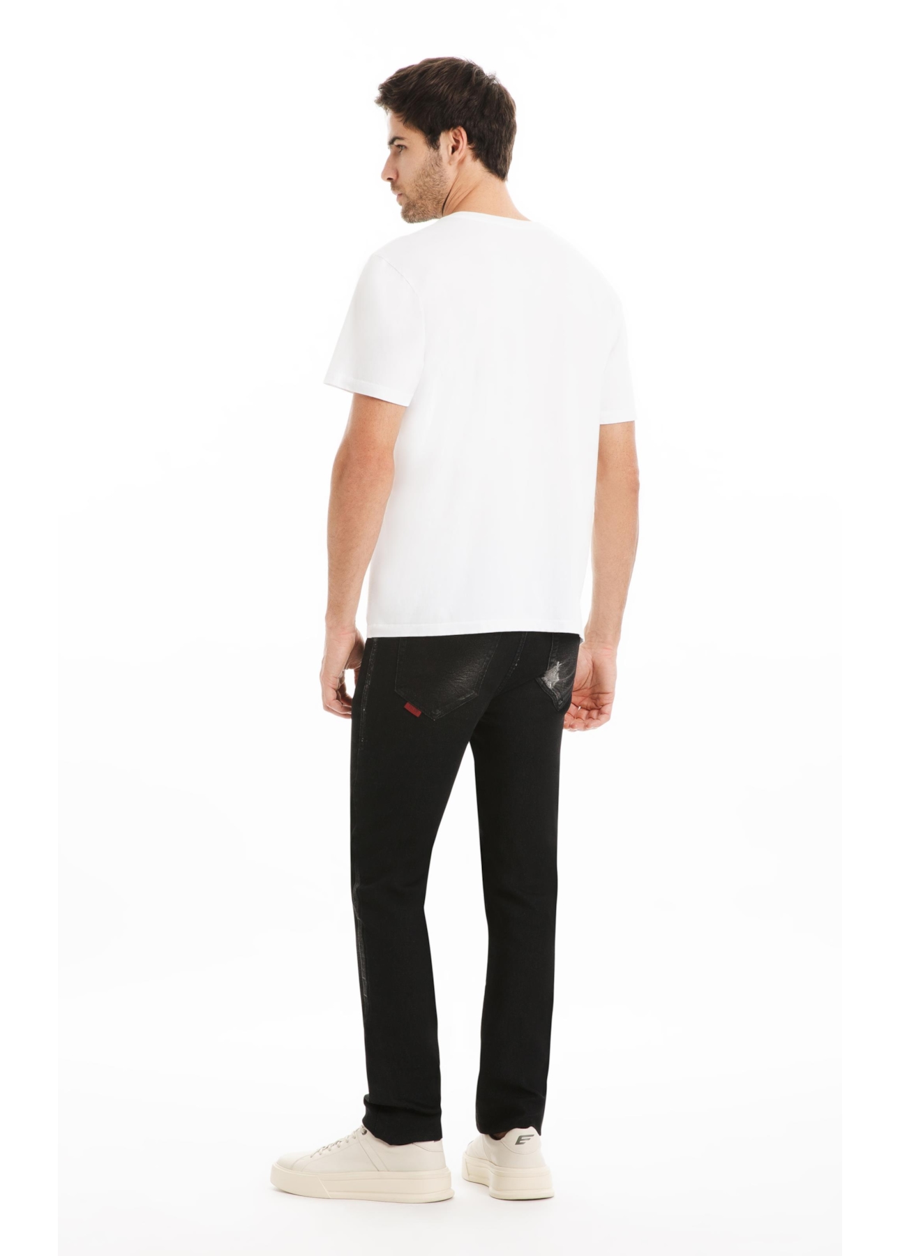 T-Shirt Fine Easa Classic Branco