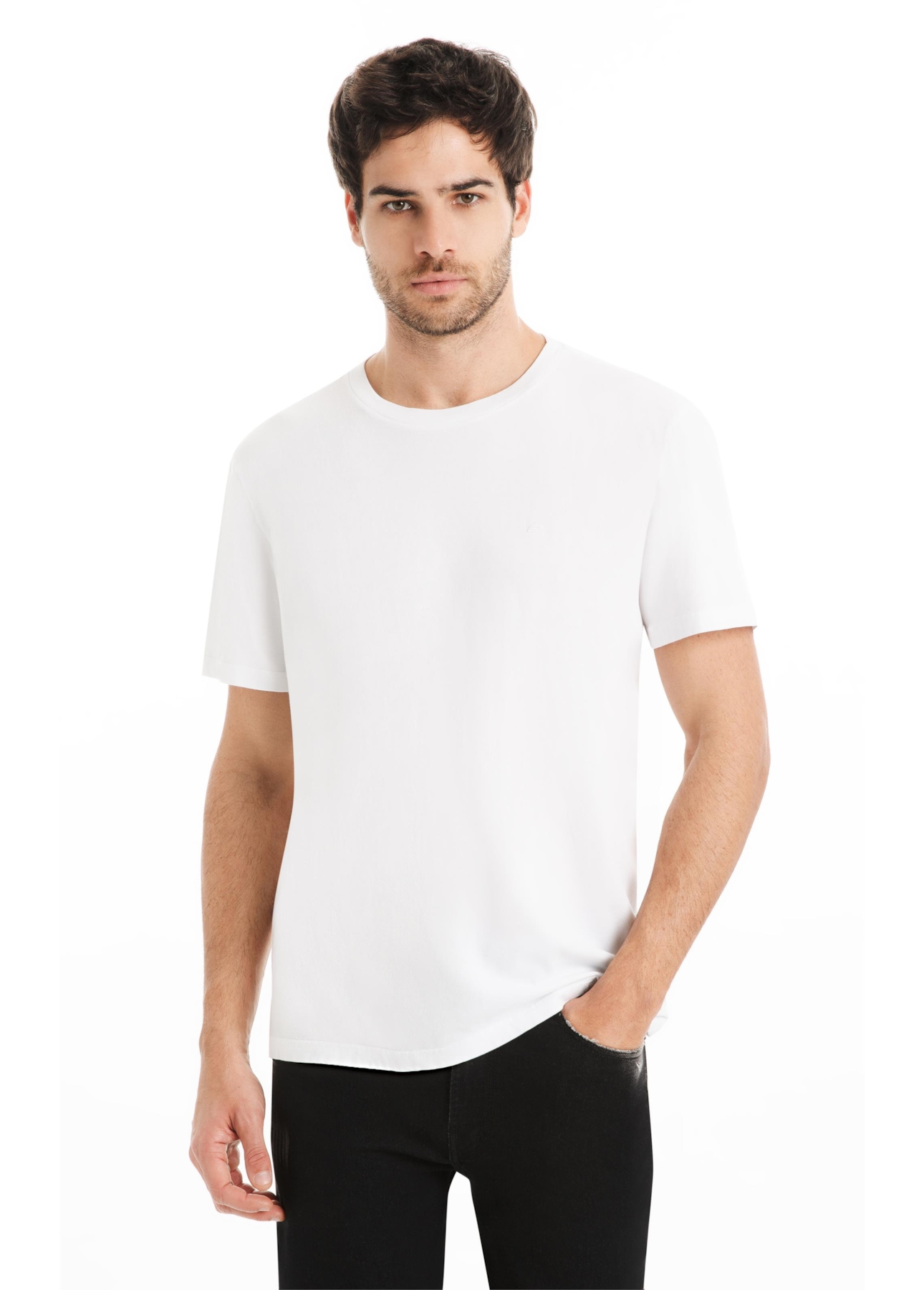 T-Shirt Fine Easa Classic Branco