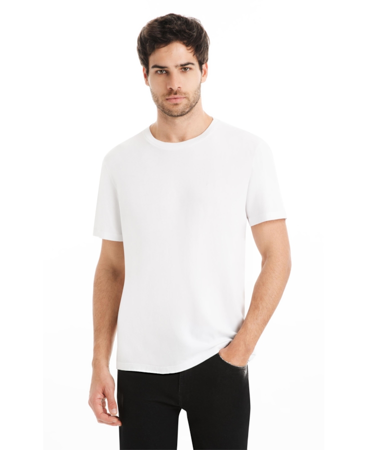 T-Shirt Fine Easa Classic Branco