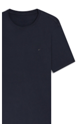T-Shirt Fine Easa Classic Cinza Azulado