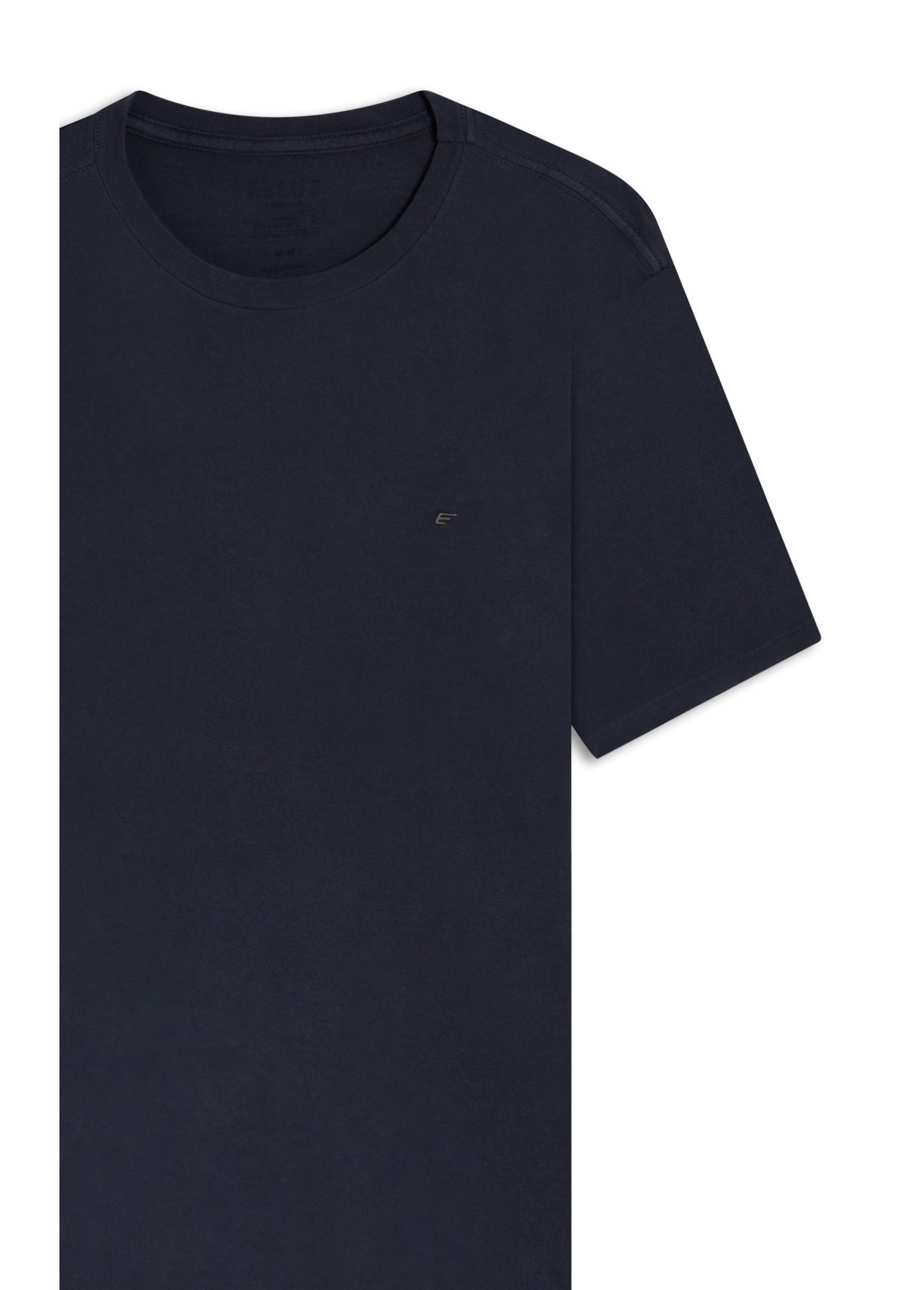 T-Shirt Fine Easa Classic Cinza Azulado