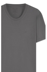 T-Shirt Fine Easa Classic Cinza Claro