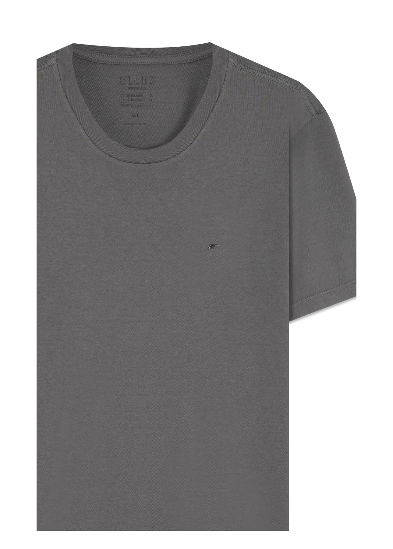 T-Shirt Fine Easa Classic Cinza Claro