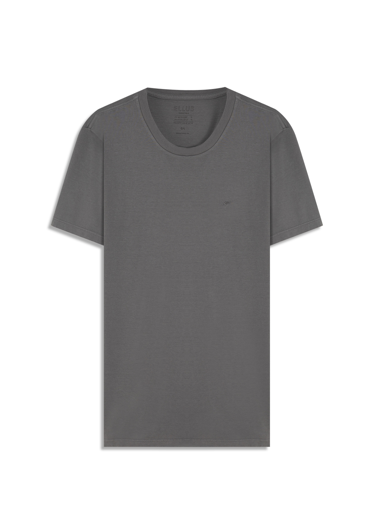 T-Shirt Fine Easa Classic Cinza Claro