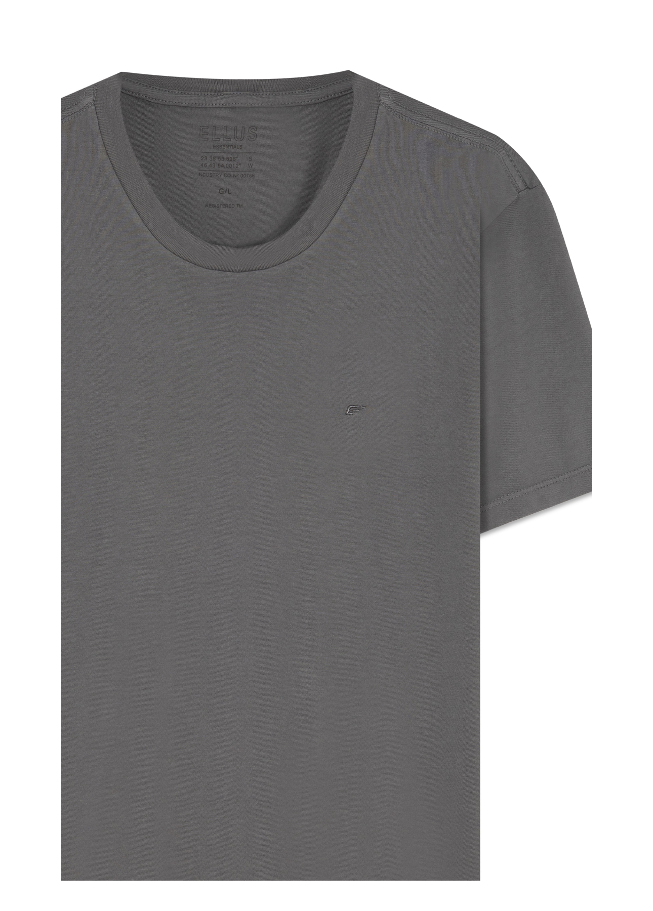 T-Shirt Fine Easa Classic Cinza Claro