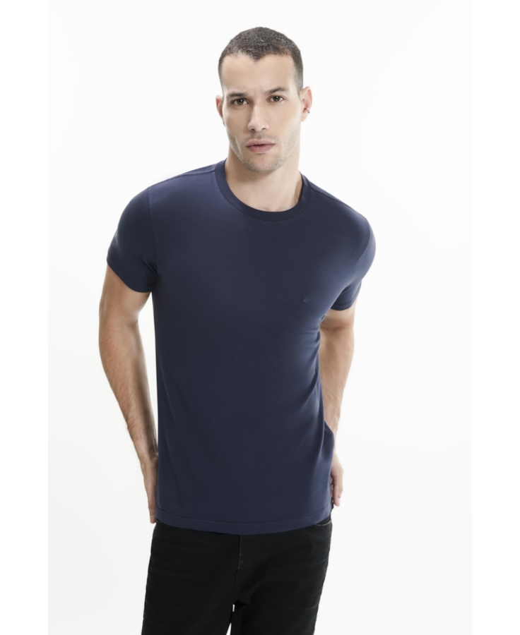 T-Shirt Fine Easa Classic Dark Navy