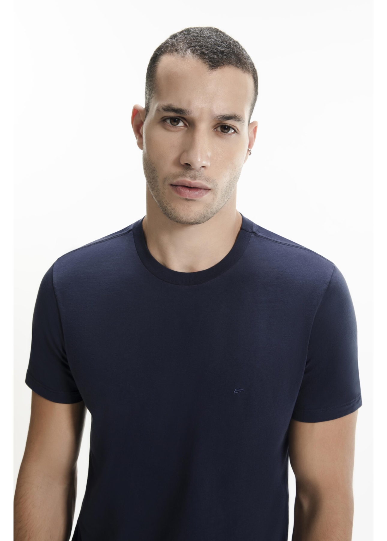 T-Shirt Fine Easa Classic Dark Navy
