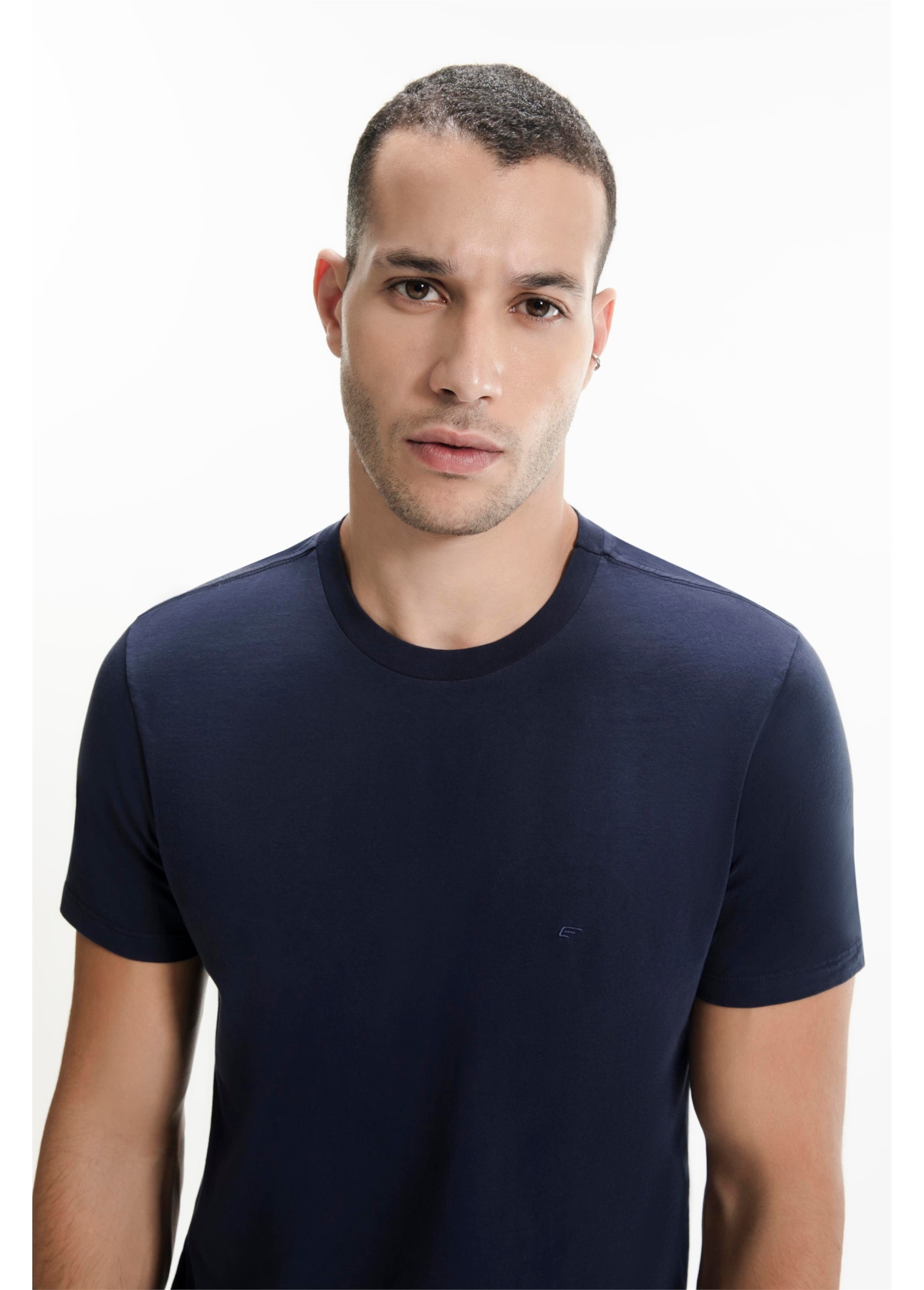 T-Shirt Fine Easa Classic Dark Navy