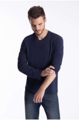T-Shirt Fine Easa Classic Dark Navy