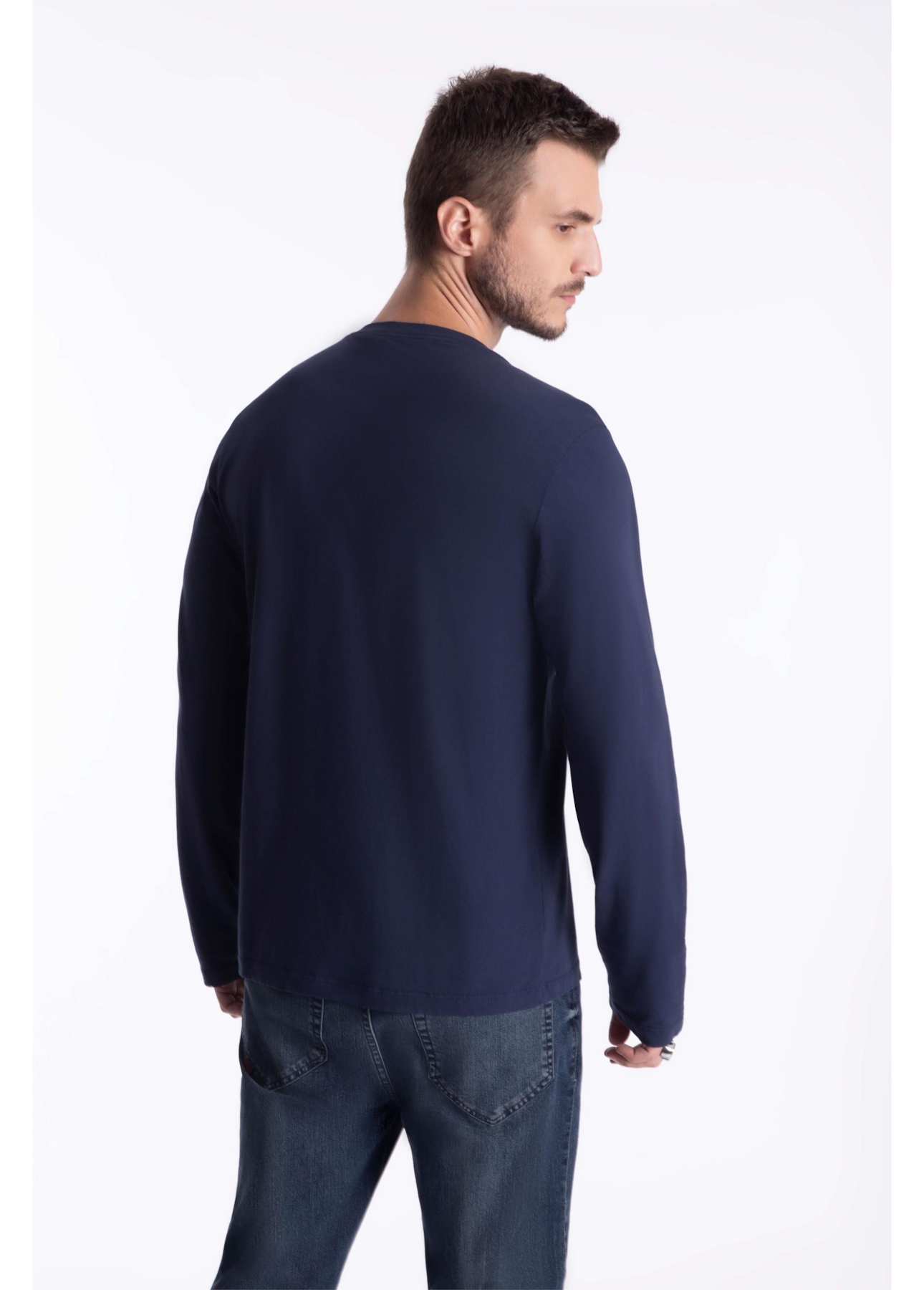 T-Shirt Fine Easa Classic Dark Navy