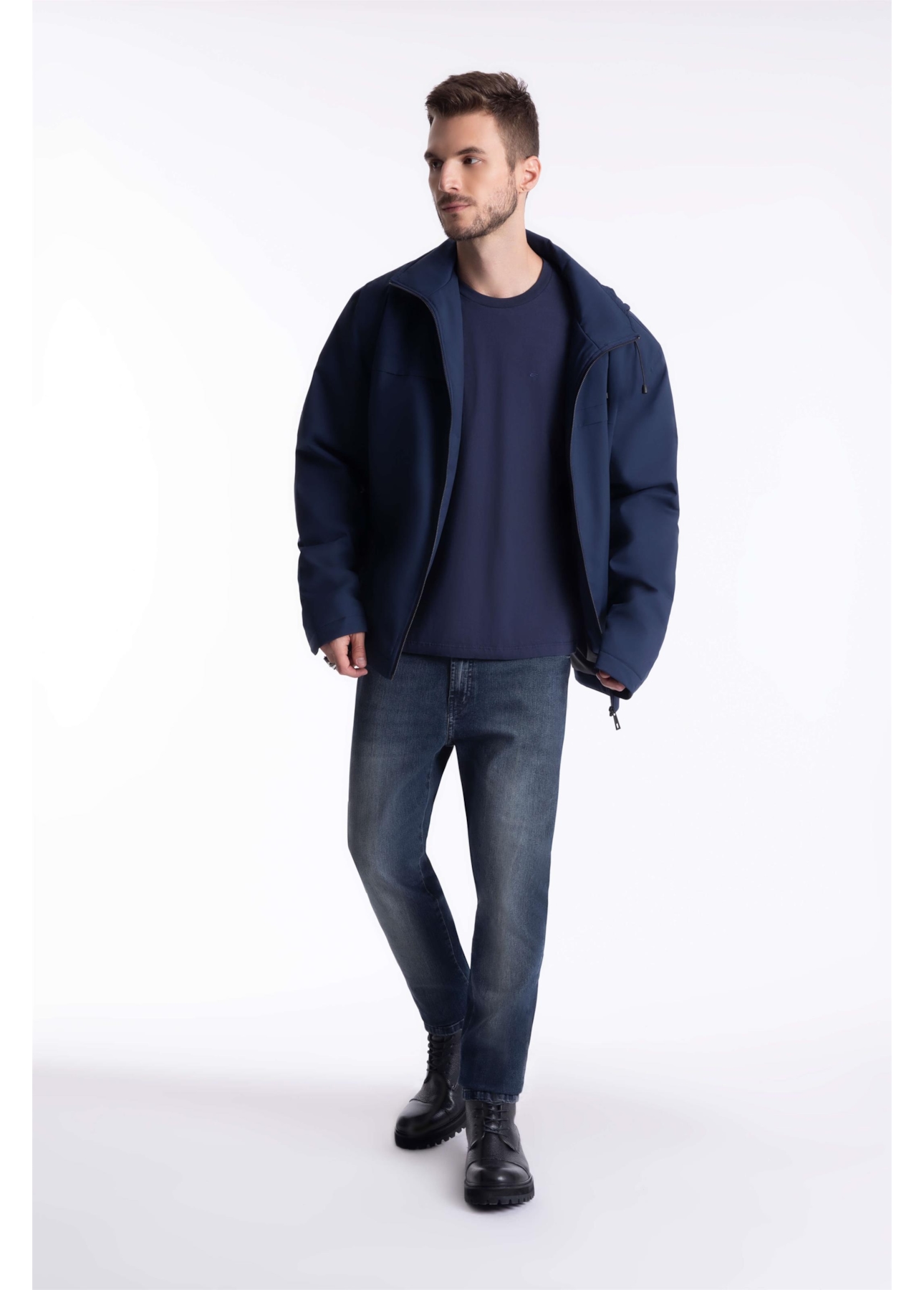 T-Shirt Fine Easa Classic Dark Navy