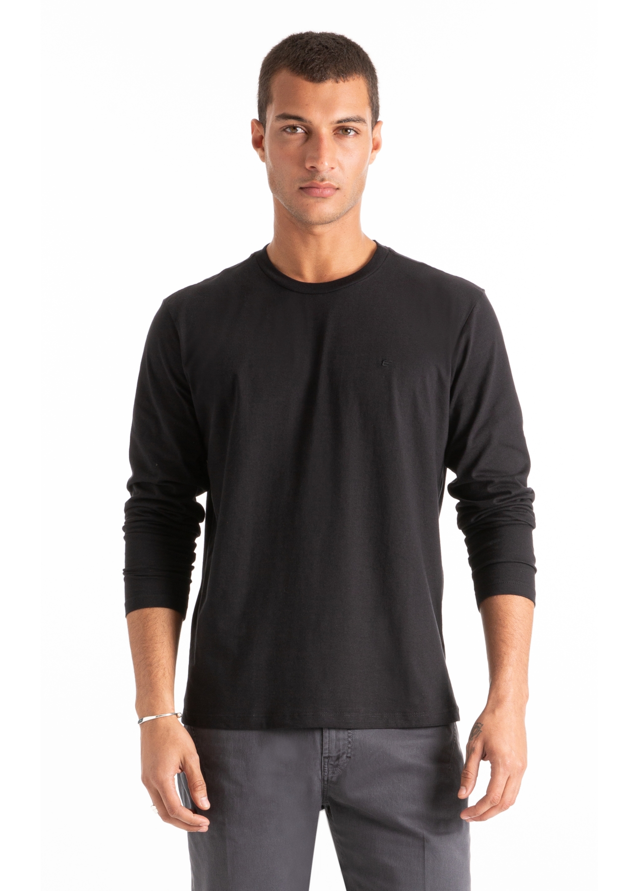 T-Shirt Fine Easa Classic Preto