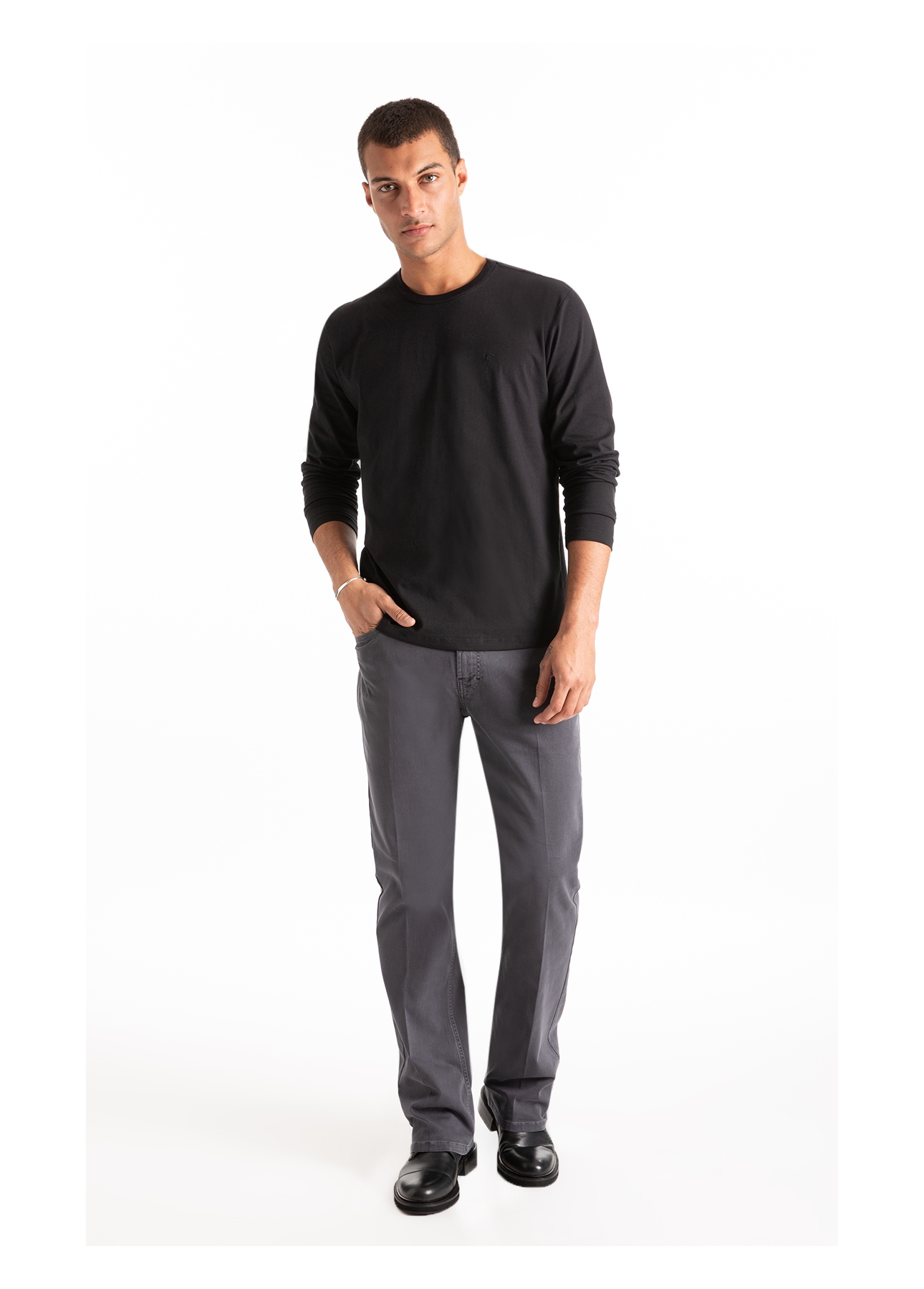 T-Shirt Fine Easa Classic Preto