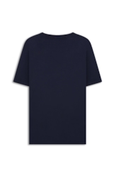 T-Shirt Fine Easa Classic Purple Blue