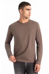 T-Shirt Fine Easa Classic Tabaco